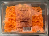 Carottes râpée fraiches natures
