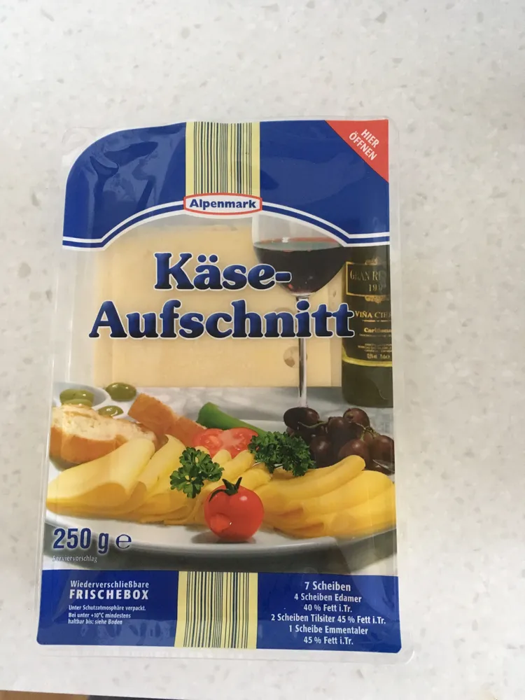 Käse-Aufschnitt