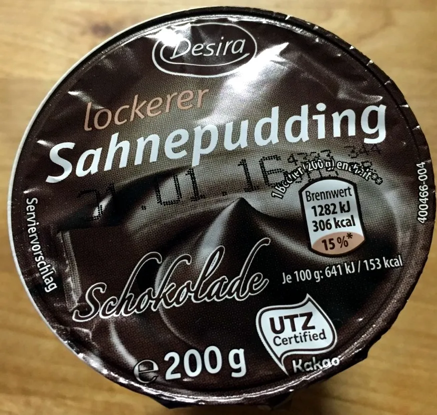 Sahnepudding Schokolade