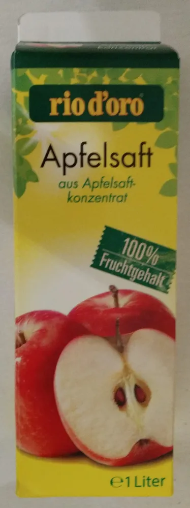 Apfelsaft aus Apfelsaftkonzentrat
