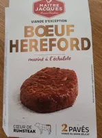 Boeuf hereford mariné à l'échalote