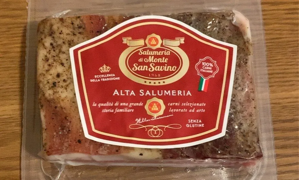 Pancetta stagionata