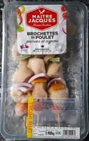 Brochettes poulet poivrons oignons