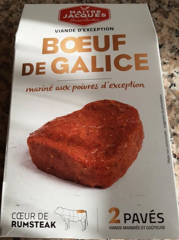 Bœuf de Galice mariné aux poivres d'exception
