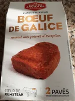Bœuf de Galice mariné aux poivres d'exception