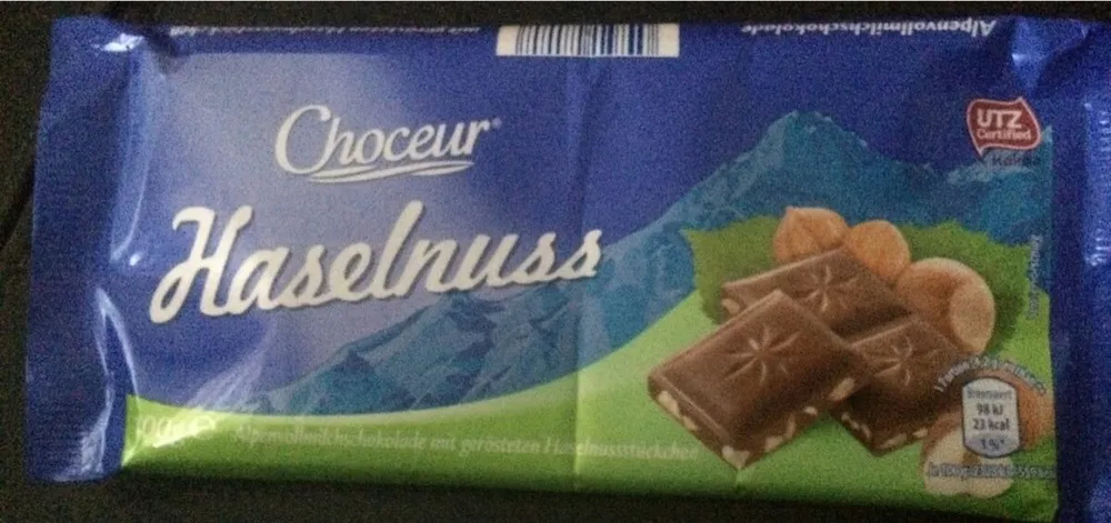 Choceur Alpenmilch, Haselnuss