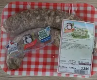 Saucisse de Toulouse persillée X2