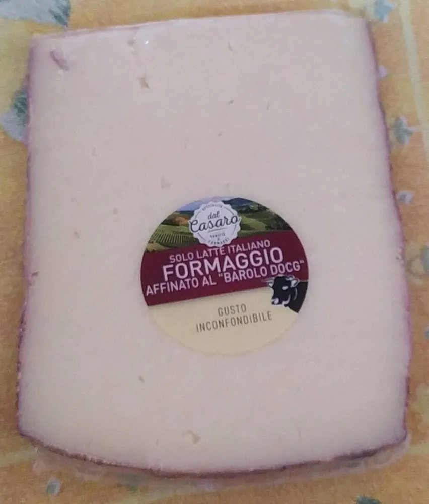 Formaggio affinato al barolo DOCG