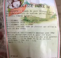 Saucisse fumée
