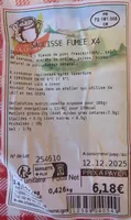 Saucisses fumées x4