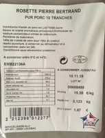 Rosette, pur porc