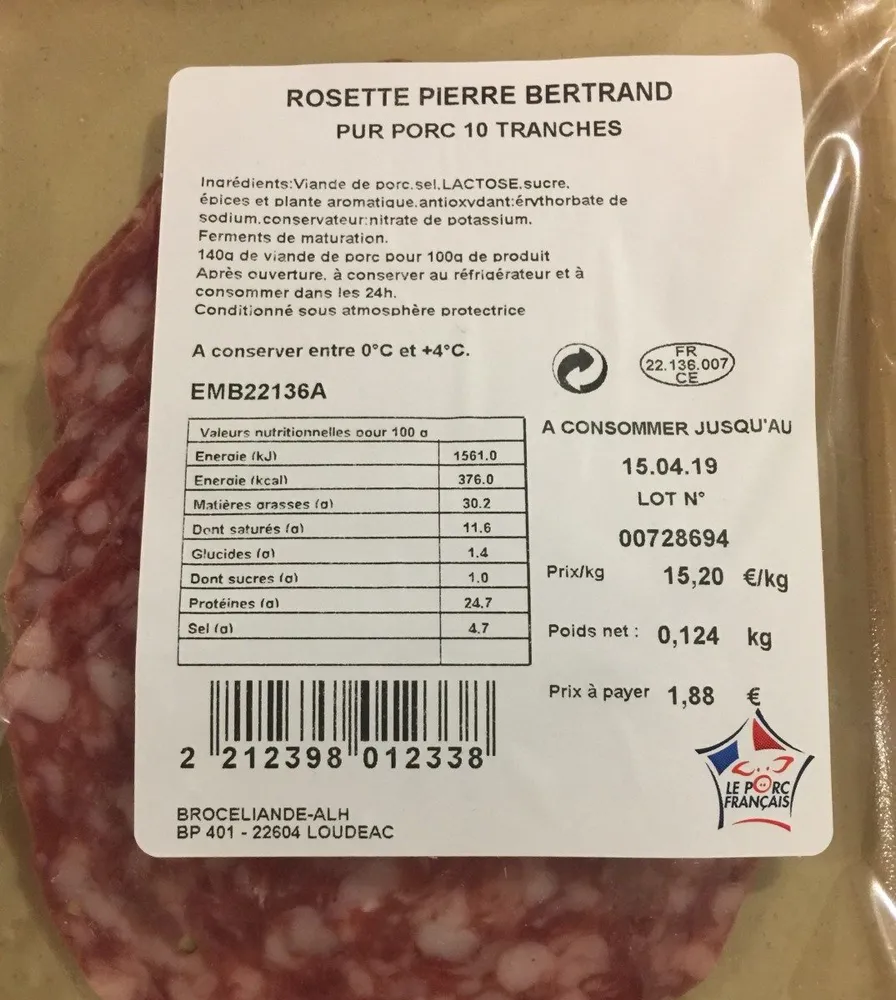 ROSETTE PIERRE BERTRAND