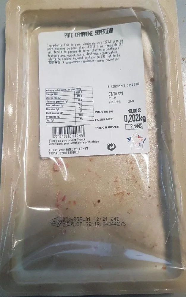 Pâté campagne supérieur