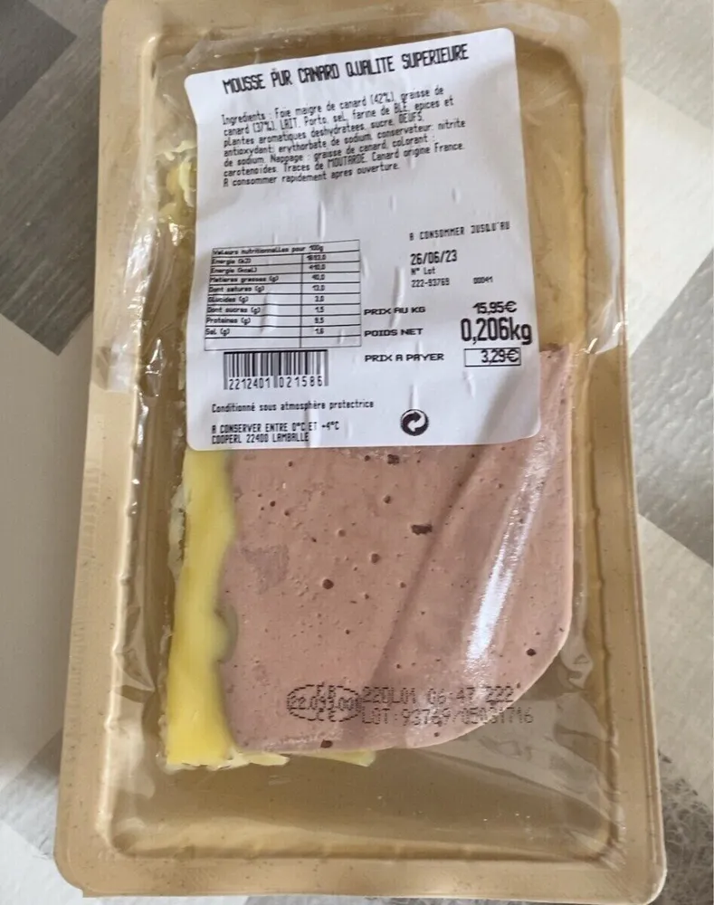 Mousse de canard
