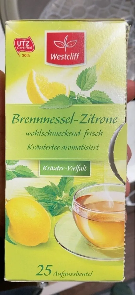Brennnessel-Zitrone Kräutertee