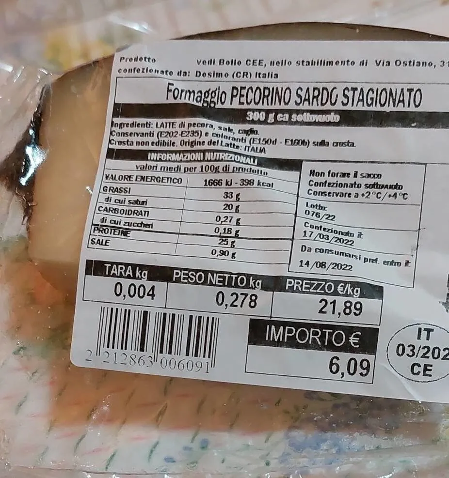 pecorino sardo