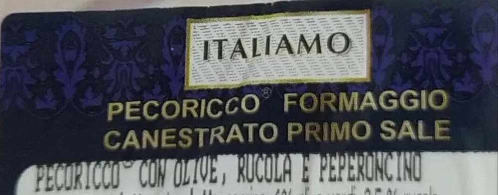 Pecoricco formaggio canestrato primo sale