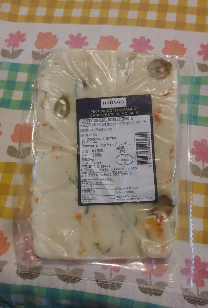 Pecorino canestrato primo sale