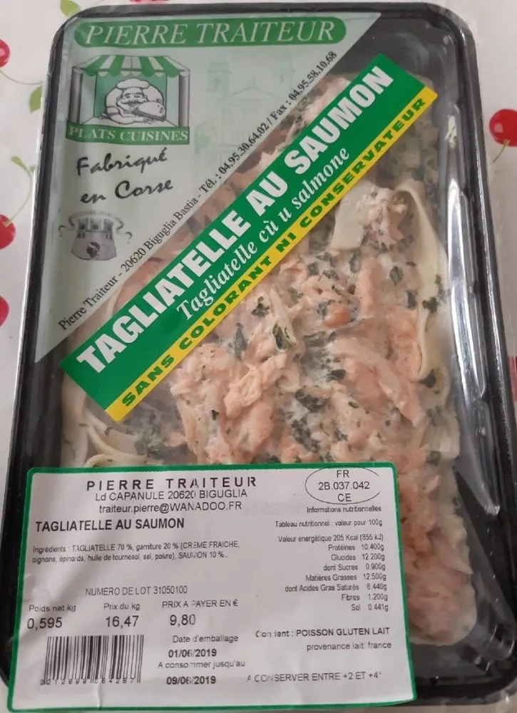 Tagliatelles au saumon
