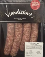 Saucisse de porc forestiere