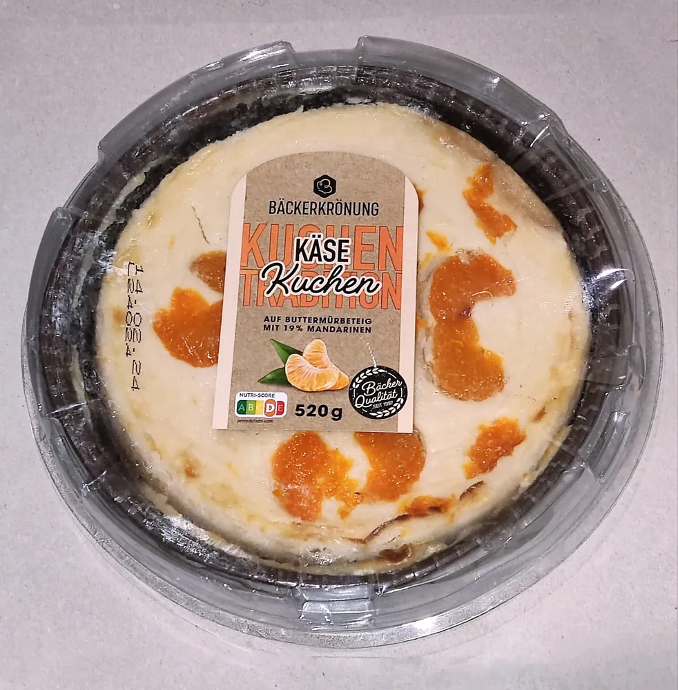 Käsekuchen mit Mandarinen
