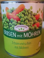 Erbsen mit Möhren