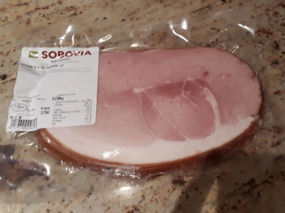 JAMBON A L'OS TRANCHE LS