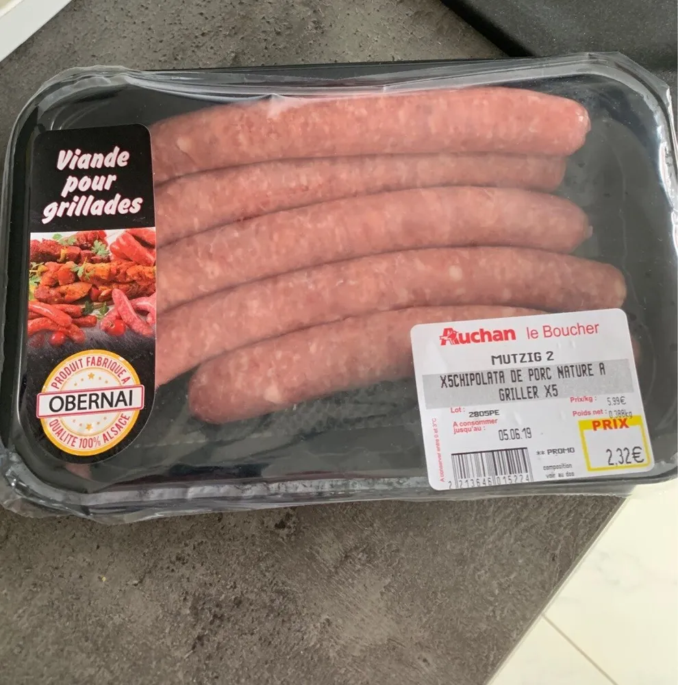Chipolata de porc
