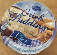 Grieß Pudding Pur