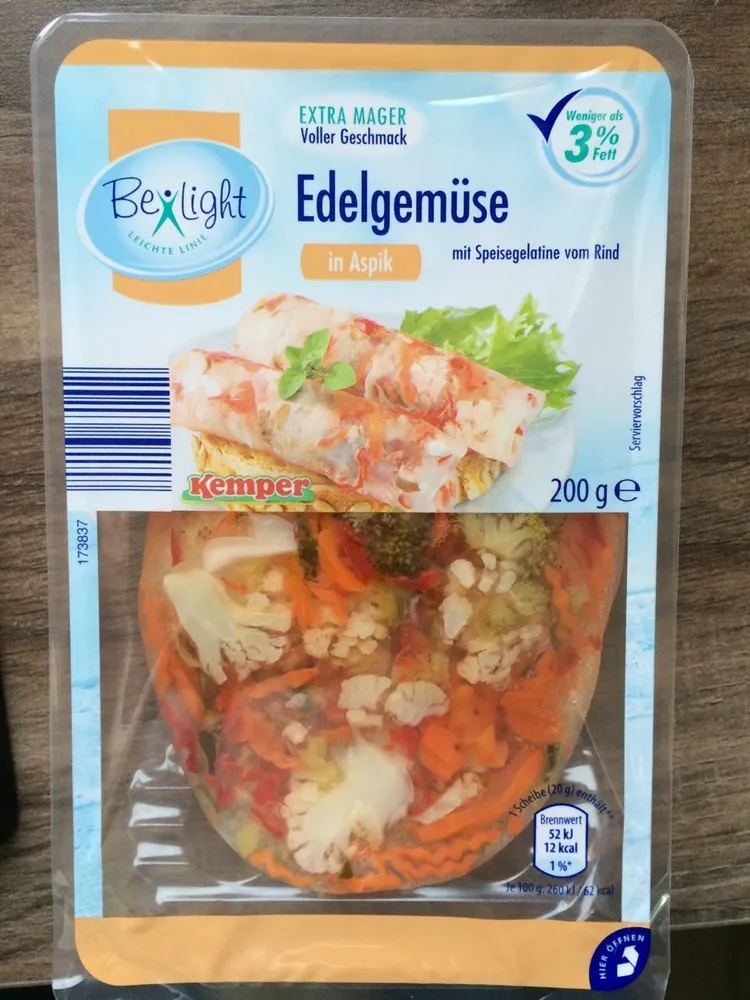 Edelgemüse in Aspik