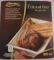 Tiramisu Eis gestrudelt