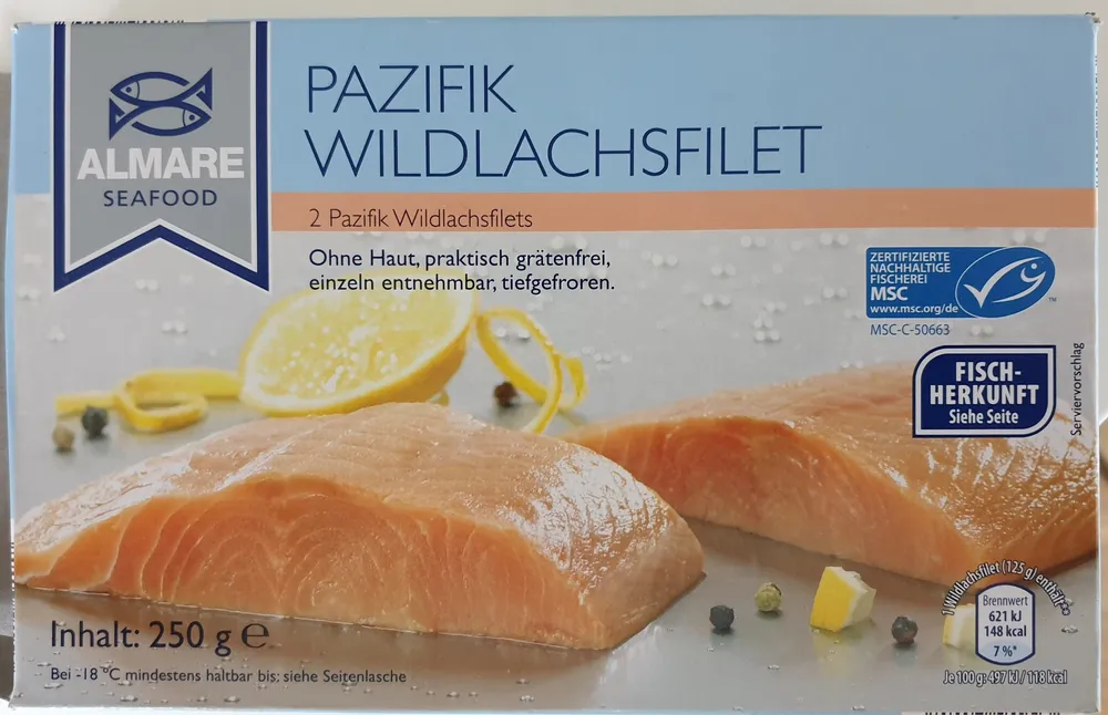 Pazifik Wildlachsfilet