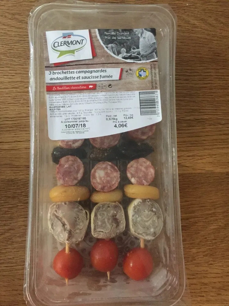 Brochette campagnardes
