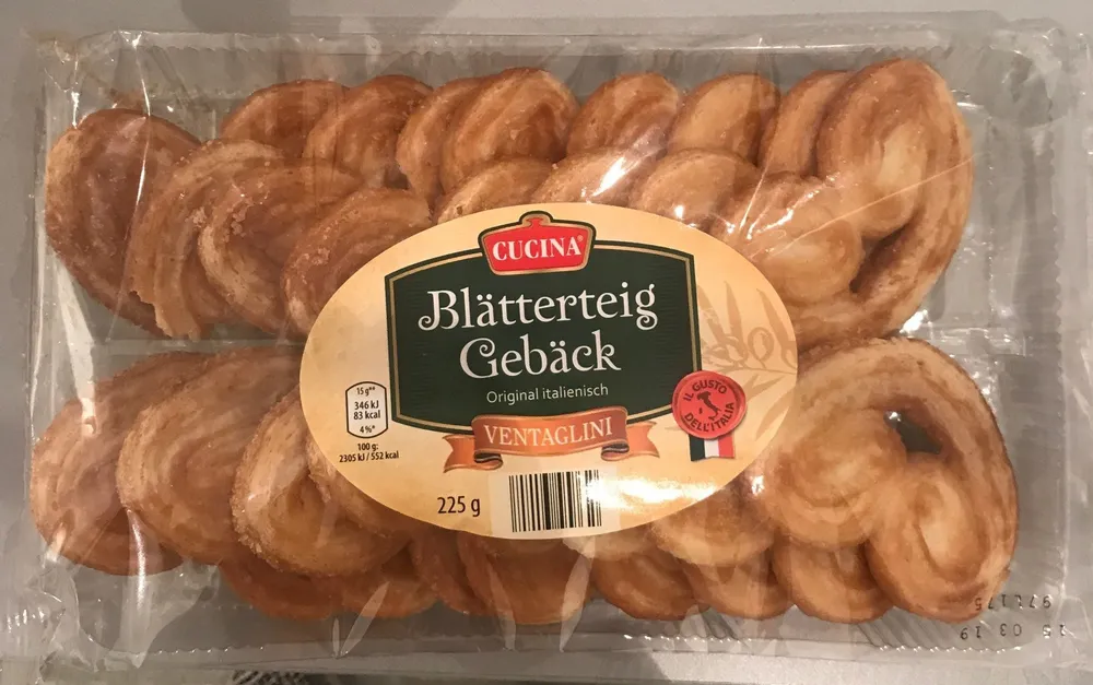 Bläterteiggebäck Sfogliette
