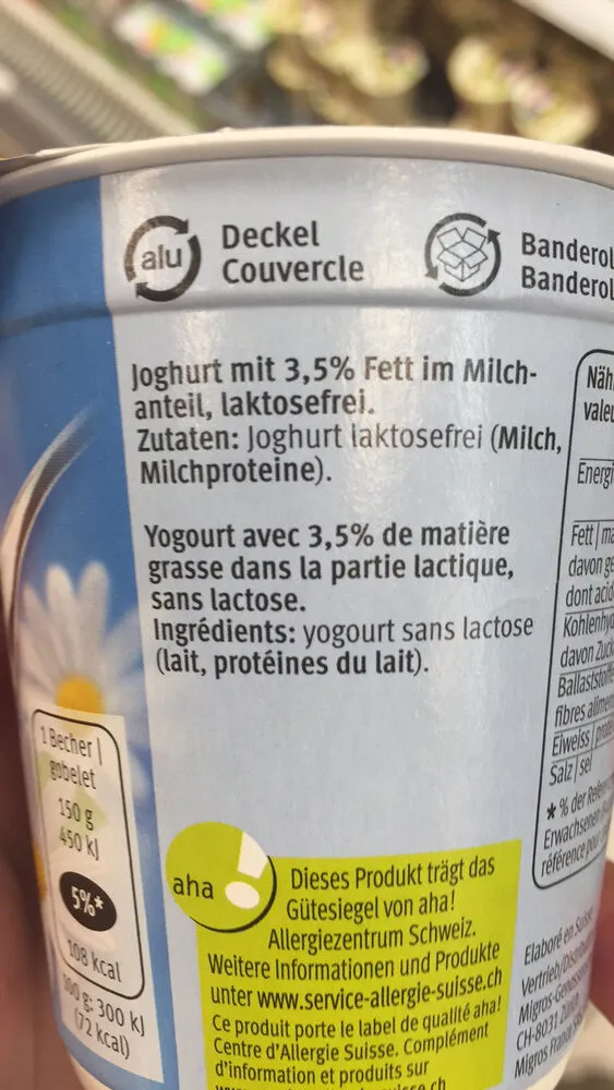 Yogurt Laktosefrei, Classic