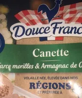 Canette farce morilles et armagnac de gascogne