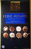 Feine Auswahl erlesener Pralinen