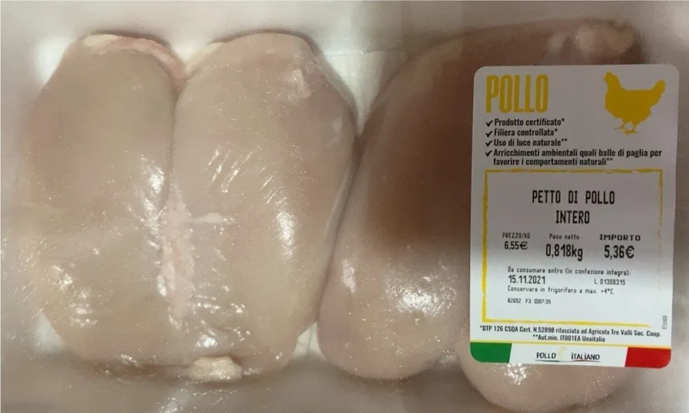 Petto di pollo intero