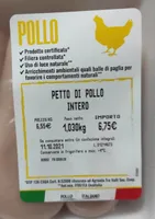 Petto di pollo intero