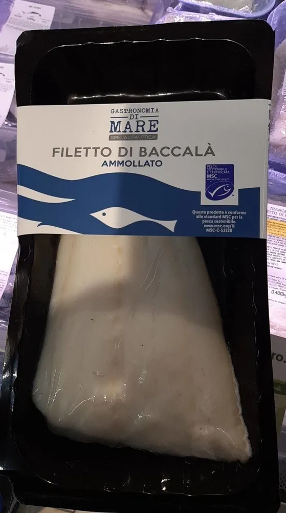 Filetto di baccalà ammolato