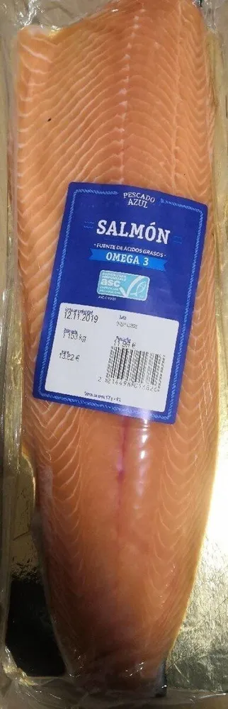 Filete de Salmón con piel