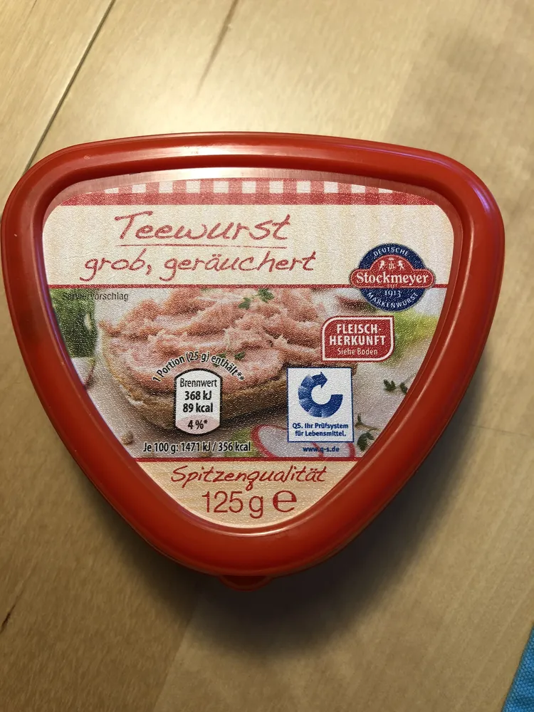 Streichzarte Leberwurst, fein