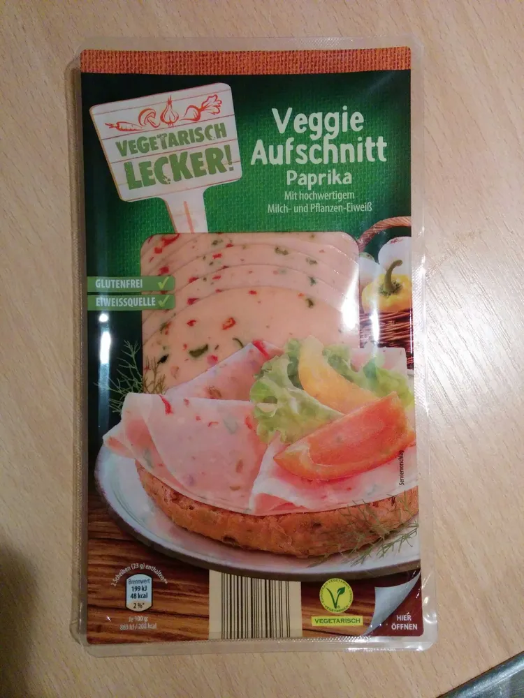 Veggie Aufschnitt Paprika