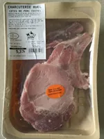 Cotes de porc cuites