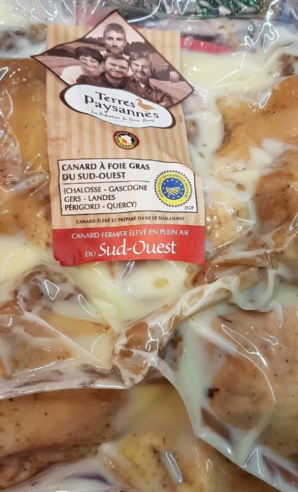 confit de canard du Sud Ouest