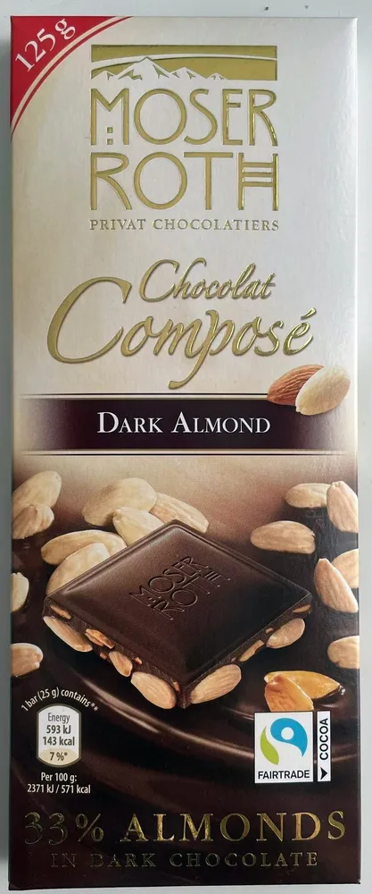 Chocolat Composé Dark Almond