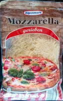Alpenmark Mozzarella Gerieben