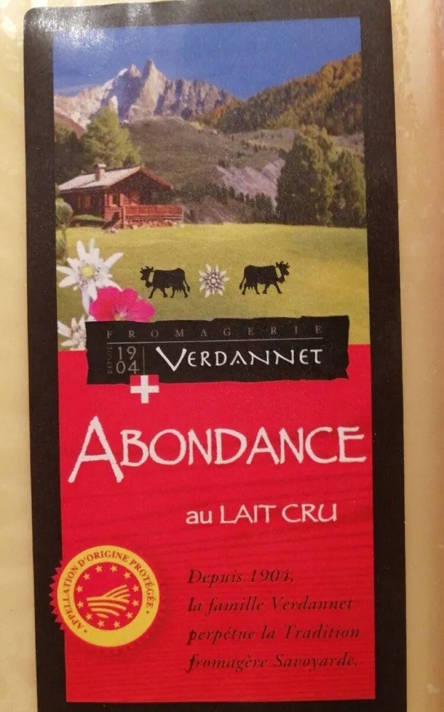 Abondance au lait cru