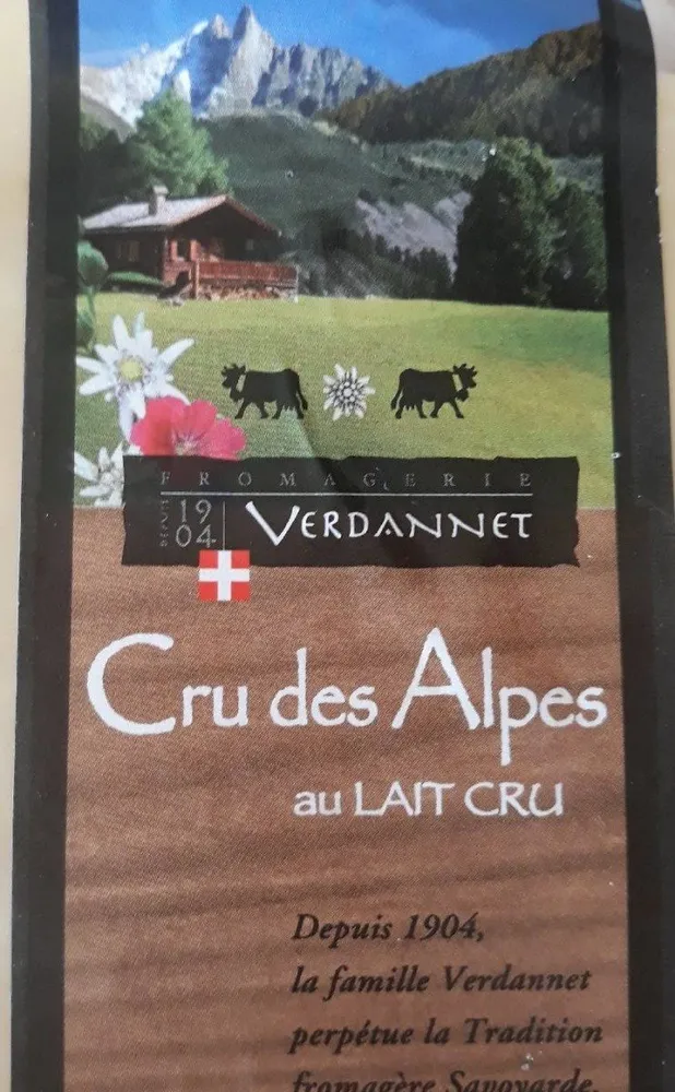 cru des Alpes au lait cru