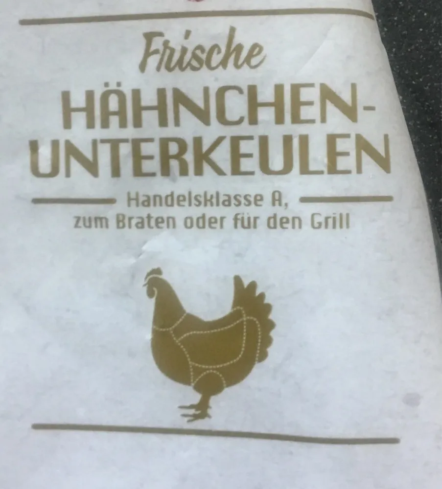 Frische Hähnchenunterkeulen